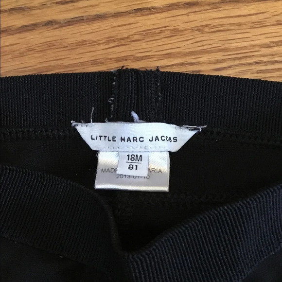 Little Marc Jacobs black leggings, size 18 months - Picture 4 of 6